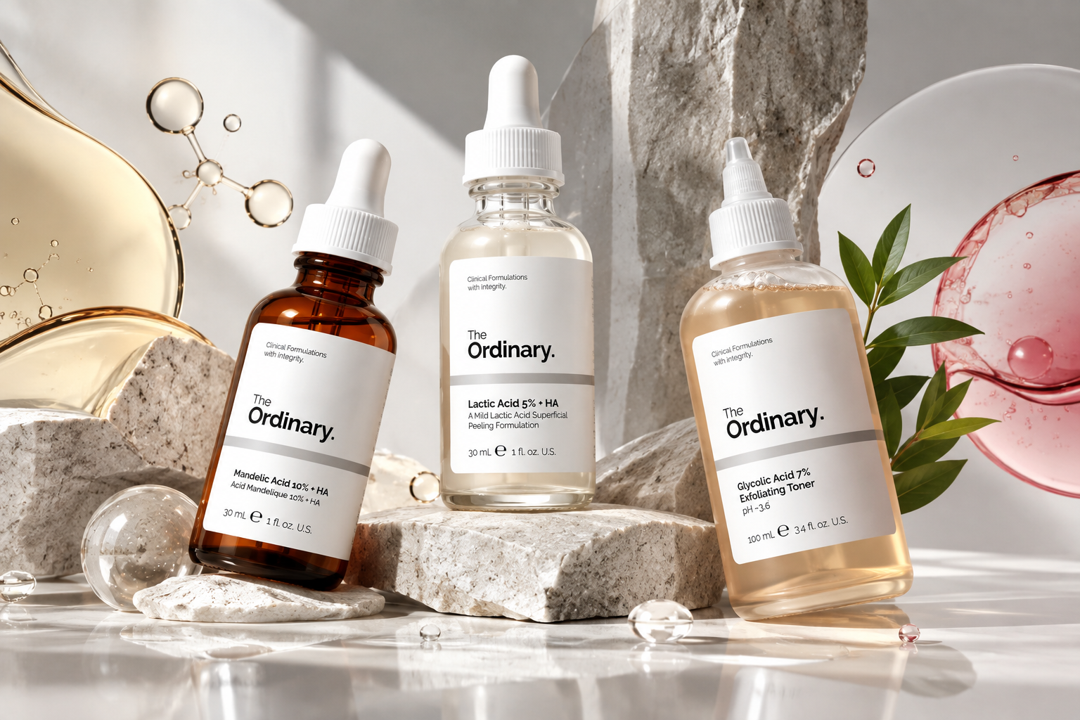 مقایسه سرم‌ها و محصولات لایه‌بردار The Ordinary کدام برای پوست شما مناسب‌تر است؟